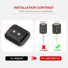 Силиконовый чехол для ключей для Nissan Tiida X-Trail Pathfinder Navara Qashqai Primera p12 Kashkay J10, 2 кнопки, дистанционный держатель, чехол для автомобильного ключа