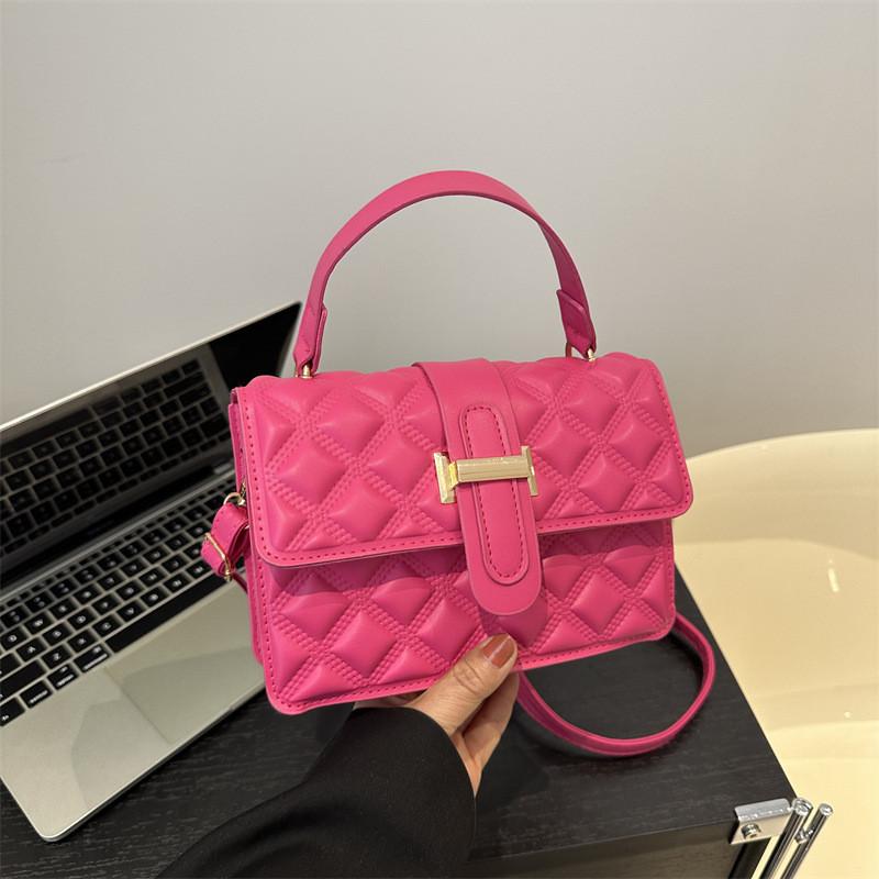 Stylish 2024 Spring Minimalist Small Square Bag Chic Quilted Design For Women