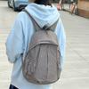 Solid Color Backpack Women's Travel Backpack Commuter Student Schoolbag