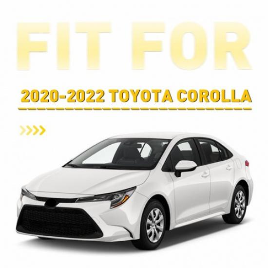 1Pair Front Windshield Wiper Side Extension Cowl Cover For 20-22 Toyota Corolla