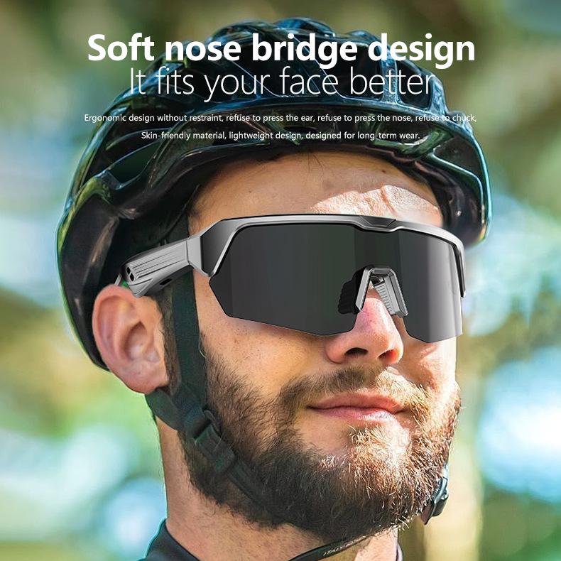 Ветрозащитные велосипедные очки с Bluetooth-гарнитурой hands-free