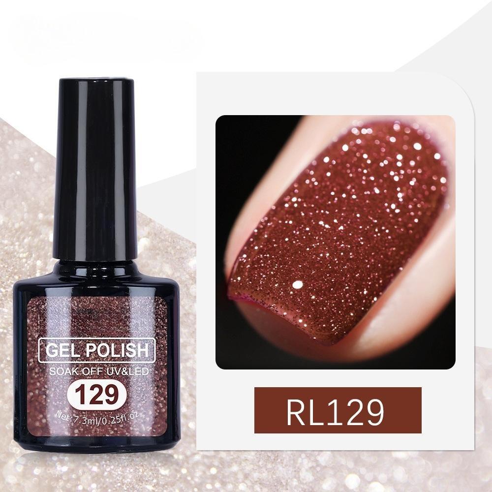 7,5 мл гель-лак для ногтей с блестками, замачиваемый УФ-светодиодный гель-лак для дизайна ногтей, маникюр