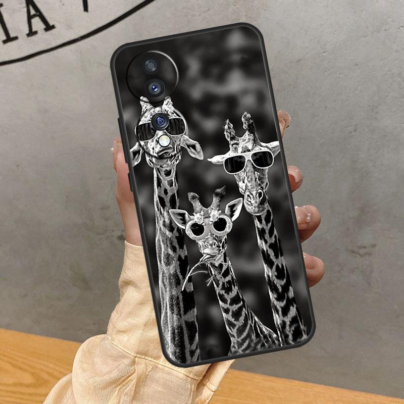 Милый Мультяшный Чехол-Жираф Для Honor Magic 7 Pro 5 6 Lite Чехол Для Honor 90 70 50 400 200 X9 X8a X8b X9a X9b X9c