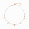 miniGOLD Mini Gold Bling Ball Anklet FNKM4189