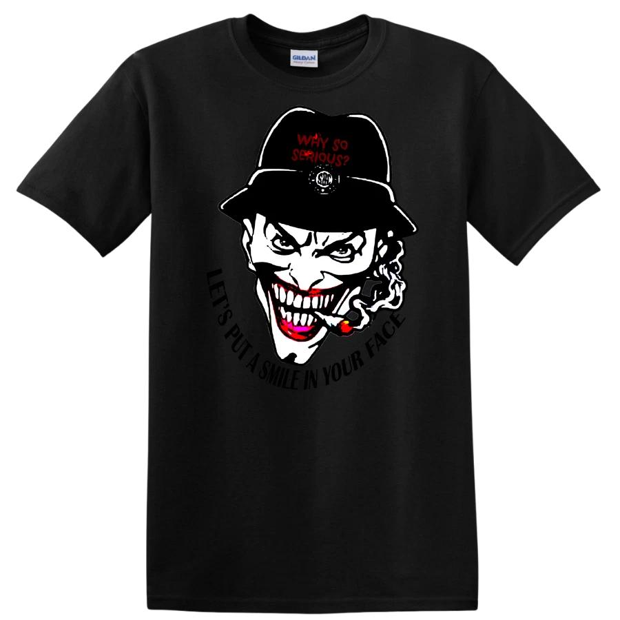 Joker Why So Serious? Graphic T Shirt Funny Costume Tee for Halloween Party