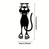 1-5PCS Black Cat Bookmarks for Books 3D Plastic Stereo Animal Book Mark for Student Teacher's Gifts Creative Stationery 2025