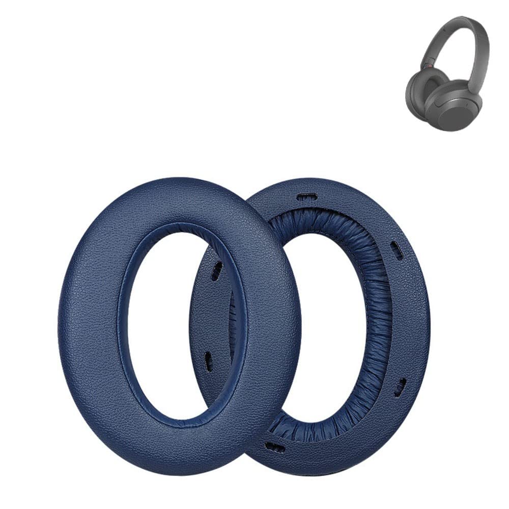 Fenmic Earphone Ear Pad Ear Cover Replacement Parts for Sony WH-XB910N (Blue)