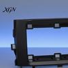 Custom Fit Dashboard Face Frame 9 Inch Car Radio Fascia Kit for Toyota Auris 2011 Navigation Panel Auto Interior Modification Accessories Frame,