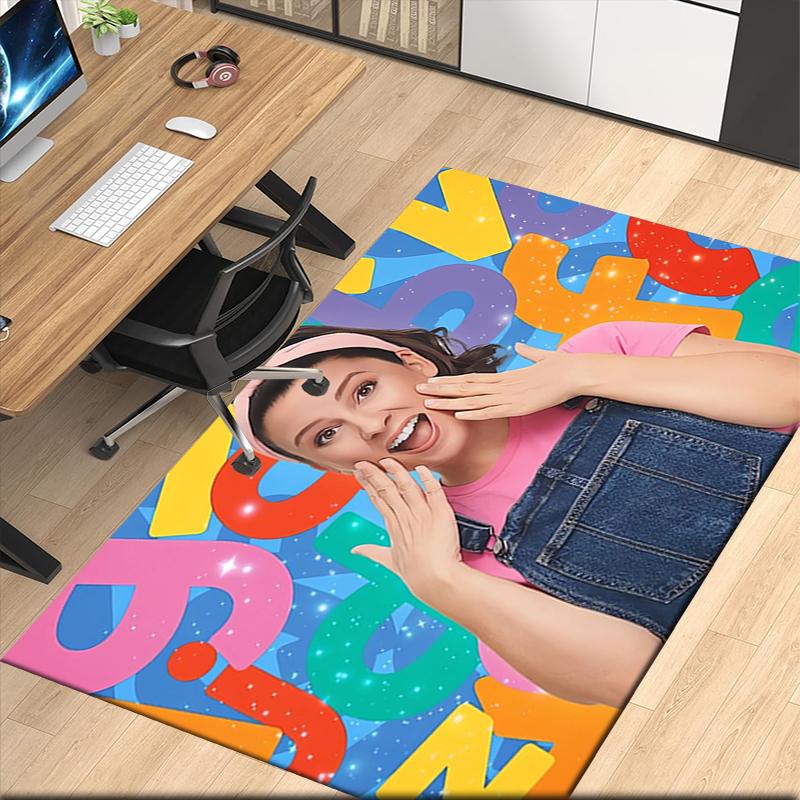 Ms. Rachel Printed Carpet, for Office Chair Living Room Bedroom Kitchen Room Decor Gifts.