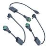 Кабель-преобразователь питания MultiProtection DC 5V-25V в 5V, 2-контактный на Mini 5-Pin, поддерживает быструю зарядку 15W для гаджетов
