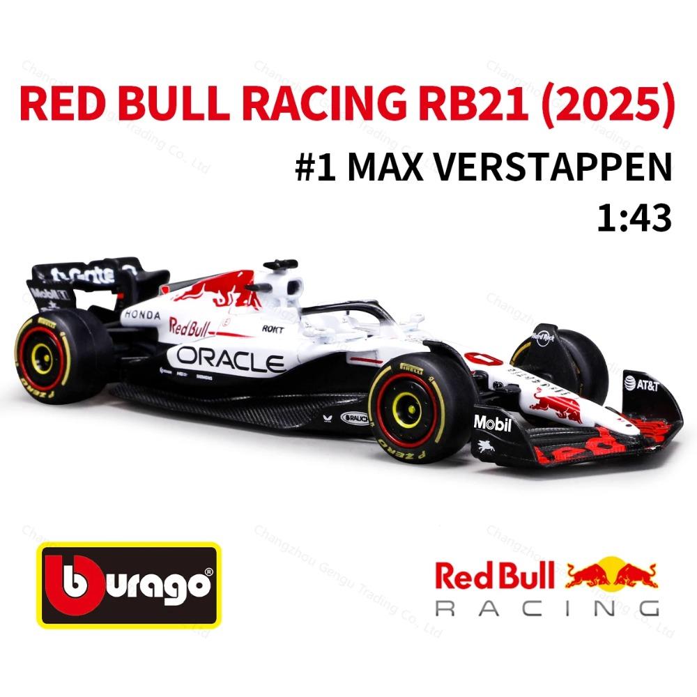 Ббураго 1:43 2025 Red Bull RB21 Гран-при Японии F1 Формула 1 Статические литые модели Автомобили Коллекционная модель Гоночный автомобиль Игрушки