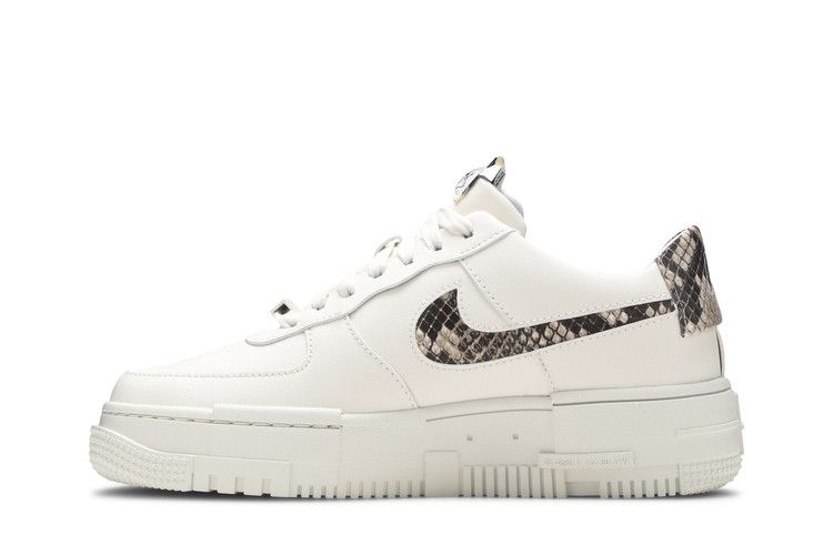 Women's Sneakers Nike Air Force 1 Low Pixel SE Snake (Women's) Sail/College Grey-Malt-Desert Sand