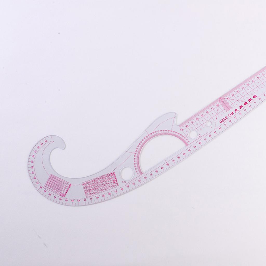 Набор из 7 линеек для кривых, высокая прозрачность, точная шкала, гибкость, набор швейных линеек для одежды