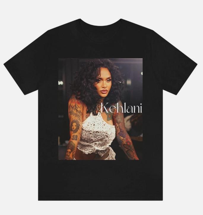 Kehlani While We Wait Black S-4XL Cotton Black T-shirt RD019