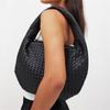 Chic French Woven Shoulder Bag for Women: Stylish, Versatile, Textured Handbag for Everyday Use