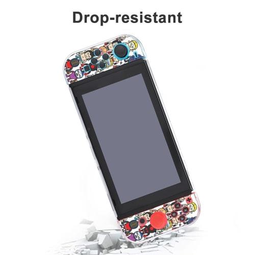 Kinnikuman Switch Cover, Protective Hard Case for Controllers, Dirt-Resistant, Separate, Slim, Shock-Absorbent, Full Protection, Scratch-Resistant, Ro