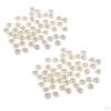 50 шт. жемчужные пуговицы, белые швейные пуговицы для одежды, скрапбукинг своими руками, 10 мм