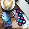 Чехол для телефона Samsung A35 5G - Персонализированный Цветной Закаленный Стеклянный, Противоударный.
