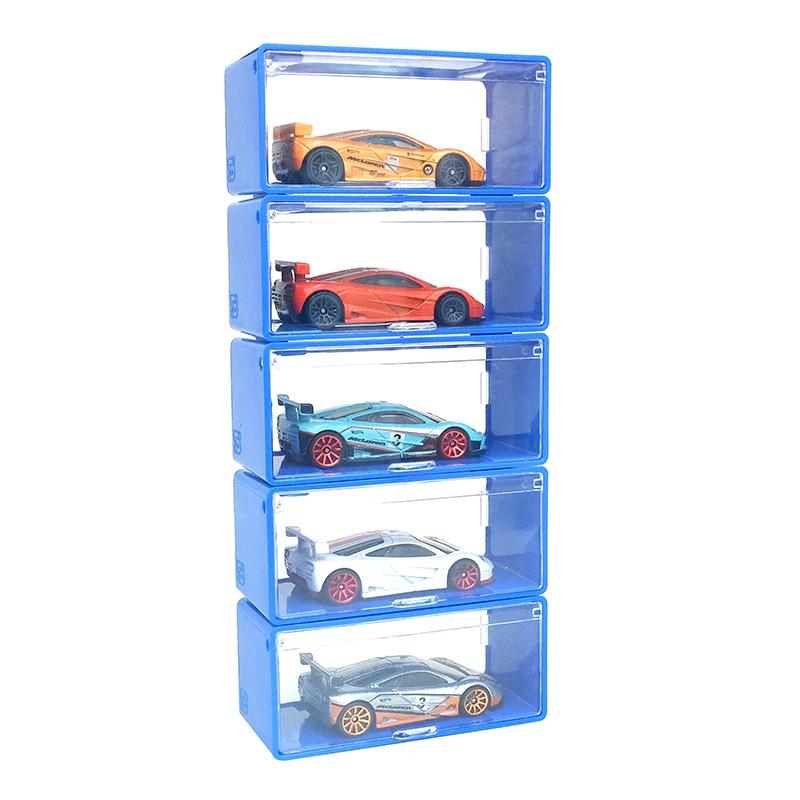 1 шт. прозрачный пылезащитный штабелируемый ящик для хранения без автомобиля литая модель автомобиля дисплей коробка детский литой ящик для хранения модели автомобиля
