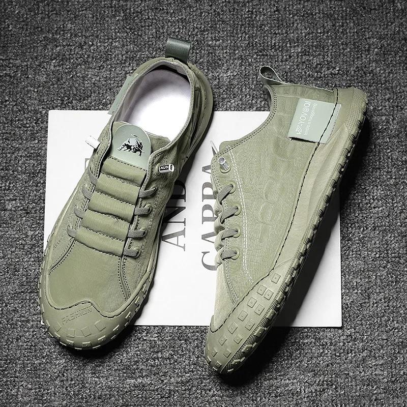 Мужская вулканизированная обувь, новые парусиновые туфли, мужская удобная обувь, модные кроссовки, мужская повседневная обувь, дизайнерские кроссовки, мужская обувь202