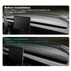 Suede Interior Decorative Trim Sticker for Tesla Model 3 Highland 2024-2025 Center Console Dashboard
