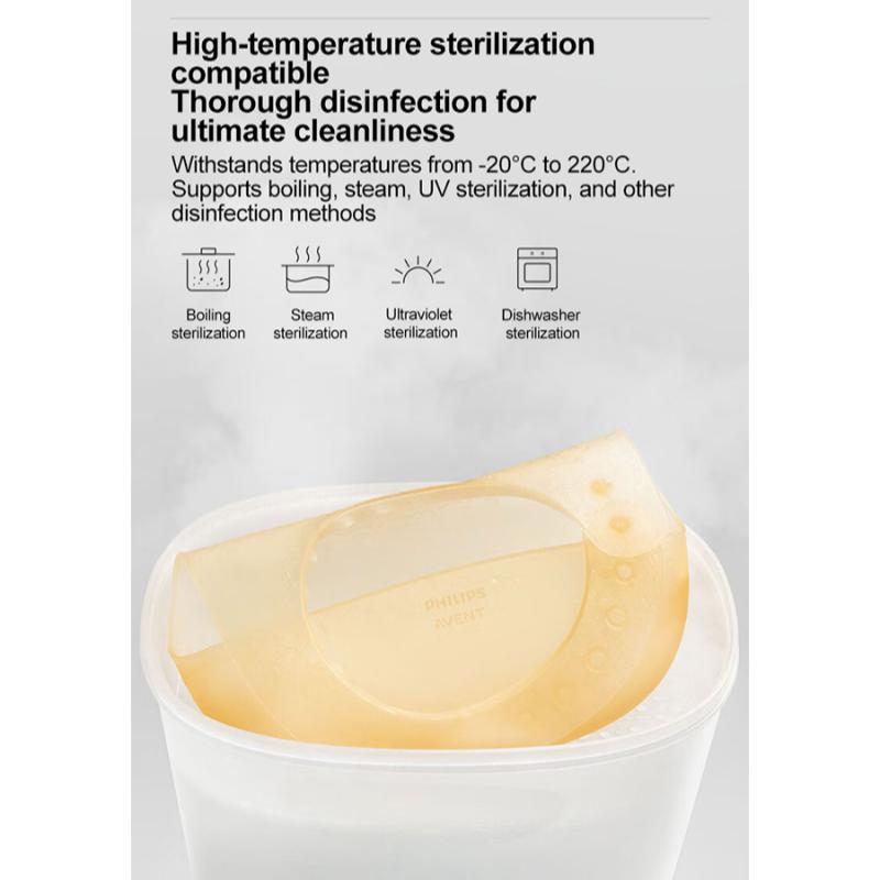 Philips Детский 3D ультратонкий силиконовый слюнявчик Avent