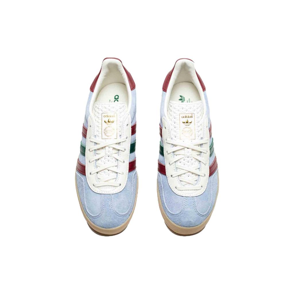 adidas Кроссовки унисекс Gazelle Blue Dawn Burgundy Collegiate-Burgundy Core-Green IG4994