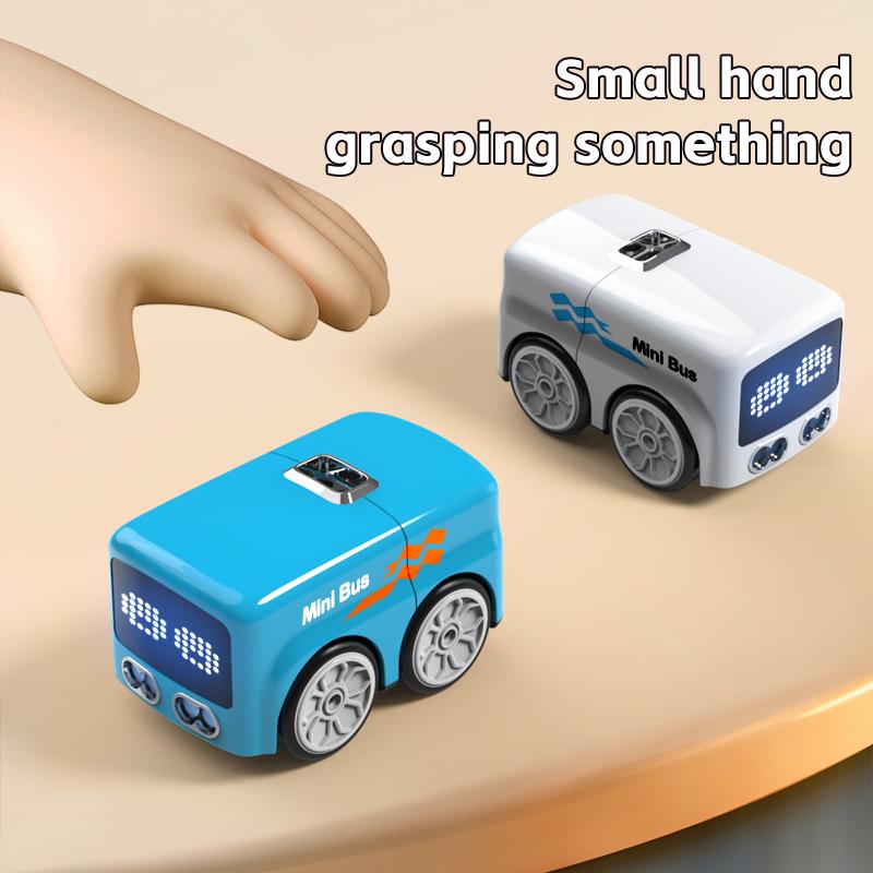 Gesture Induction RC Intelligent Mini Bus Magic Intelligent Remote Control Cartoon Car Senior Smart Electric Vehicle ChildrenToy