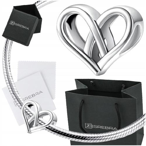 Charms Heart Weave 925 Bead Pendant Charms Charms 925