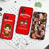 Cute M-Monchhichis-a Phone Case For IPhone 17 16 15 14 13 12 11 Pro Max Plus Mini Silicone Black Cover
