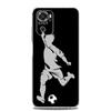 New Square Clear Phone Case For Xiaomi Redmi Note 12 11 9S 9 8 10 Pro+ 7 8T 9C 9A 8A K40 Gaming Cover Football Player Soccer Art