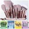 13Pcs Makeup Brushes Set Eye Shadow Foundation Women Cosmetic Brush Eyeshadow Tool Bag