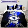 3pcs Duvet Cover Set (1*Duvet Cover + 2*Pillowcase, Without Core), Chelsea F.C Print Soft All‑Season Bedding Set, Home Bedroom Decor Gift