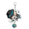Honkai Star Rail Sunday Acheron Black Swan Sparkle Robin Misha Cosplay Keychain Acrylic Pendant Keyring