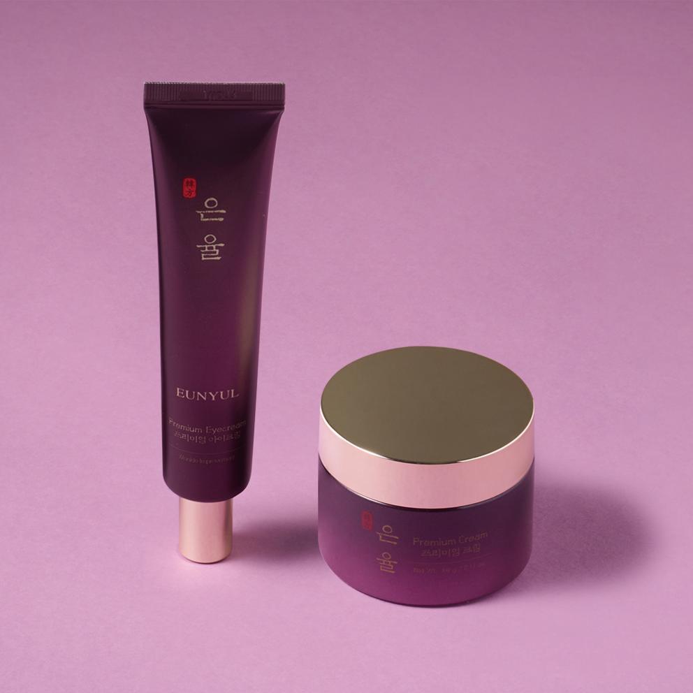 Eunyul Premium Hanbang Cream + Eye Cream, 5 Sets