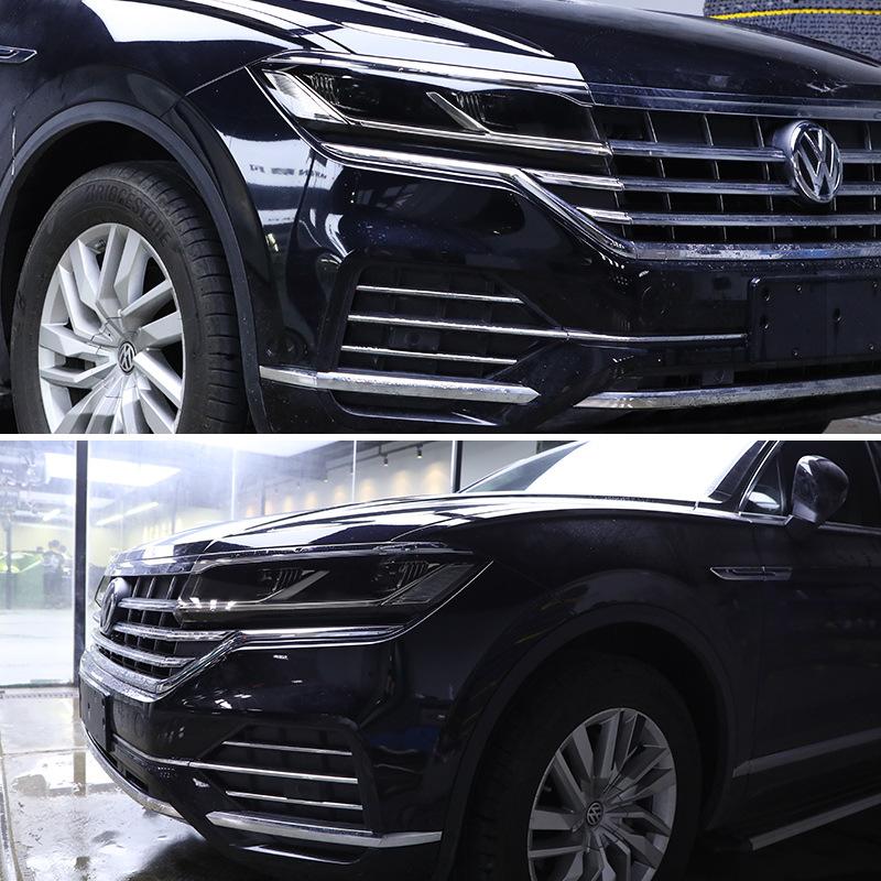 Для Volkswagen Touareg Аксессуары Защитная пленка для фар Черненая прозрачная пленка Ремонт царапин Защитная пленка для краски