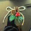 Holiday Hanging Decoration Delicate Door Hanging Decoration Christmas Bow Ornament Reusable For Christmas Tree Scene Arrangement