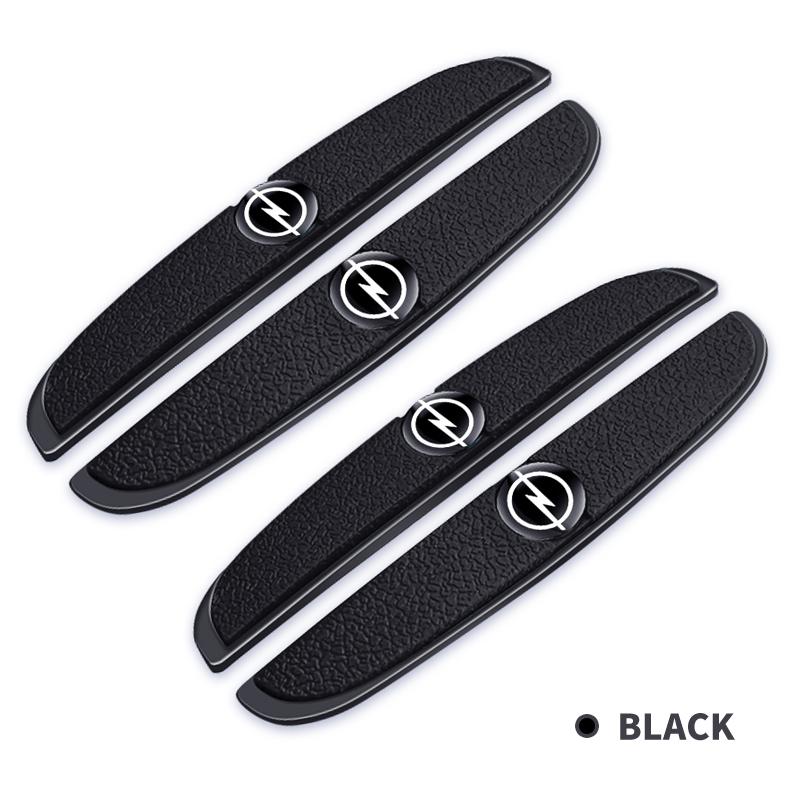 HJFX5 4Pc Car Door Anti Scratch Protection Strips For opel insignia astra j h g corsa d zafira b Rubber Decoration Sticker Car Supplie