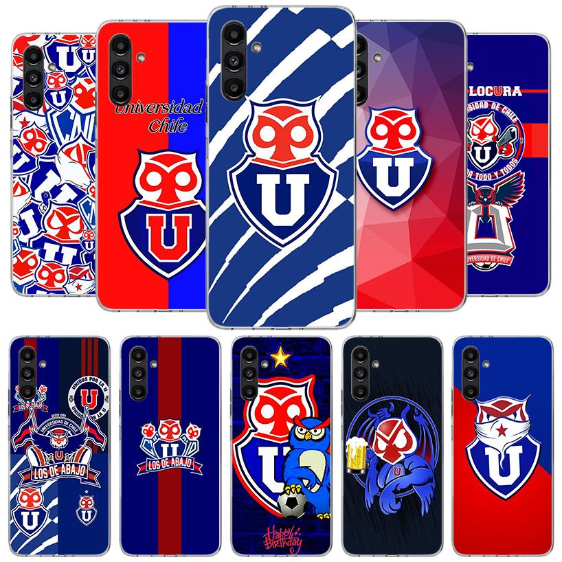 De Chile U-University Logo Phone Case For Samsung Galaxy A17 A37 A57 A16 A26 A36 A56 A15 A25 A35 A55 A14 A24 A34 A54 A13 A23 A33