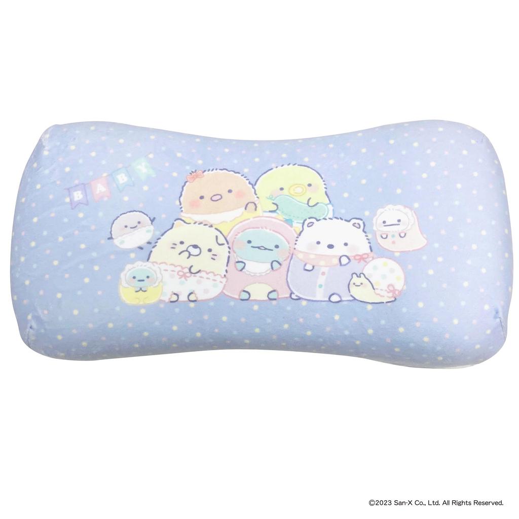 MORIPiLO Morishita подушка с эффектом памяти Sumikko Gurashi 15x31 см, поддерживающая талию, поддерживающая спину, мягкая игрушка, пастельно-фиолетовая 4621205