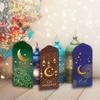 6Pcs 2026 Paper Eid Mubarak Cash Envelopes Thickened Colorful Money Cards Eid Al-fitr Supplies for Family Gathering