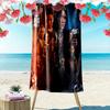 Survival Post-Apocalyptic World beach towel Outdoor camping Beach towel for vacation photos swim quick-drying swim towel Absorbent bath towel