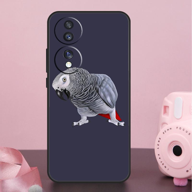 African Grey Parrot Case For Honor X9a X8a X7a X6a X7 X8 X9 X9b X8b Honor 10 50 70 90 Lite Magic 6 5 Pro Cover