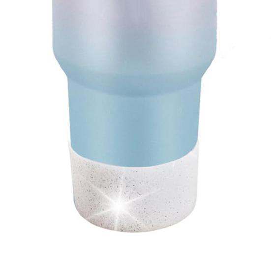 Silicone Cup Sleeve Glitter Anti-Slip Heat Insulation Cover Lightweight Water Bottle Pad