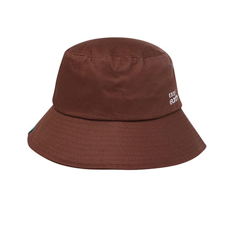 Bbc Earth Animal Embroidery Cotton Bucket Hat  Brown 