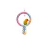 Flexible Parrot Standing Woven Rope Sturdy Bird Cotton Rope Swing Bird Bite Toy  Paw Grinding