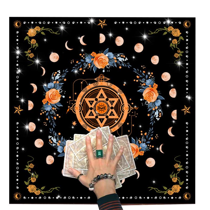 Нескользящая износостойкая скатерть Таро для украшения комнаты