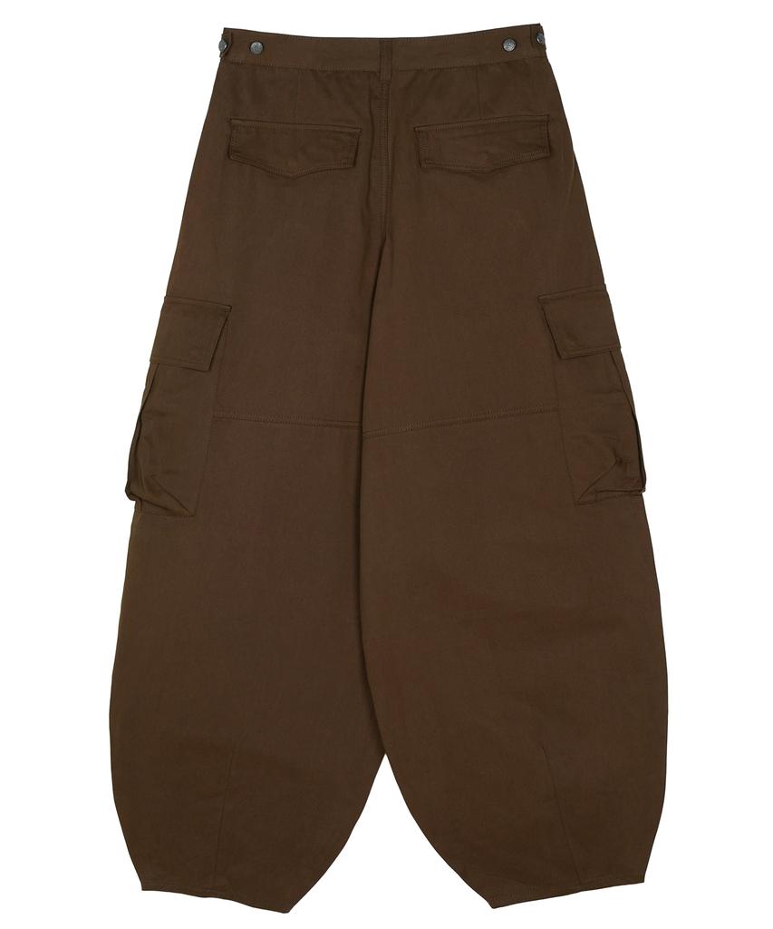 IDWS Andy Twill Balloon Cargo Pants Brown