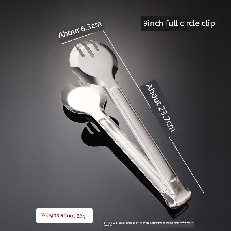 Stainless Steel Tongs, Food Tongs, Stainless Steel Food Clips, Bread Tongs, Barbecue Tongs, Bun and Steamed Bun Tongs, Extended Spicy Hot Pot Tongs