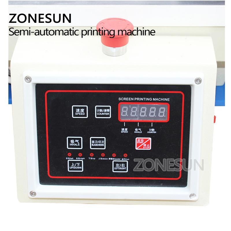 ZONESUN ZS-YS3050Y Полуавтоматическая трафаретная печатная машина Настольная Настольная Маленькая Пневматическая Трафаретная Печатная Машина Паяльная Паста Вертикальная